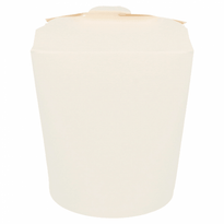 Pot En Carton Pour Pâtes / Salades / Plats Cuisinés Blanc 960 Ml - Carton De 450 Unités - GelatoPro.fr