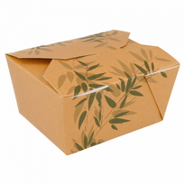 Boite Américaine En Carton Feel Green Pour Plats Cuisinés 780 Ml - Carton De 450 Unités - GelatoPro.fr