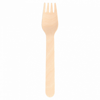 Fourchette En Bois 16 Cm - Pack De 100 Unités - GelatoPro.fr