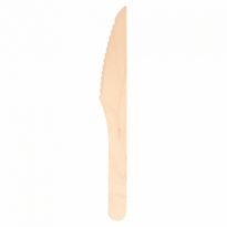 Couteau En Bois 16 Cm - Pack De 100 Unités - GelatoPro.fr