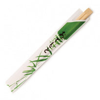 Baguettes Chinoises En Bambou 20 Cm Avec Emballage Individuel - Pack De 1000 Sachets - GelatoPro.fr