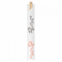 Baguettes Japonaises En Bois 21 Cm Avec Emballage Individuel - Pack De 1000 Sachets - GelatoPro.fr