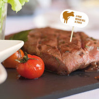 Pique Steak En Bois 8 Cm À Point - Pack De 100 Unités - GelatoPro.fr