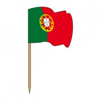 Pique Drapeau En Bois Portugal - Pack De 144 Unités - GelatoPro.fr