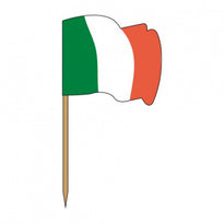 Pique Drapeau En Bois Italie - Pack De 144 Unités - GelatoPro.fr