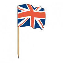 Pique Drapeau En Bois Royaume-Uni - Pack De 144 Unités - GelatoPro.fr