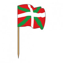 Pique Drapeau En Bois Pays Basque - Pack De 144 Unités - GelatoPro.fr