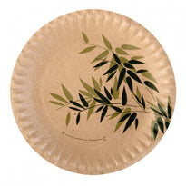 Assiette En Carton 23 Cm Ingraissable Feel Green - Carton De 800 Unités - GelatoPro.fr