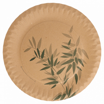 Assiette En Carton 29 Cm Ingraissable Feel Green - Carton De 400 Unités - GelatoPro.fr
