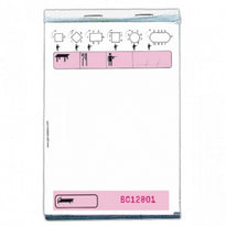 Bloc Commande Tripli Rose 50X3 Feuilles 10X15Cm - Carton De 100 - GelatoPro.fr