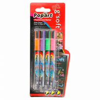 Set De 4 Feutres Craie Fluorescents Pour Ardoise - GelatoPro.fr