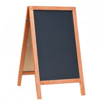 Ardoise Stop Trottoir Recto Verso Noir 115 X 65 Cm - GelatoPro.fr