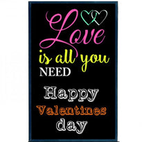 Ardoise Murale Noir 56 X 120 Cm - GelatoPro.fr