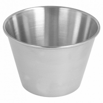 Ramequin Inox - Acier Inoxydable 120 Ml - 7.5 X 5Cm - Pack De 12 - GelatoPro.fr