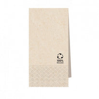 Serviette 2 Plis 40X40Cm Pliage 1/8 Beige Feel Green - Carton De 1800 Unités - GelatoPro.fr