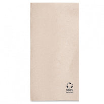 Serviette Double Point® 40X40Cm Pliage 1/8 Beige Feel Green - Carton De 1300 Unités - GelatoPro.fr