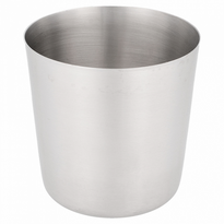 Pot Inox Lisse Pour Frites Ou Autres - 8.5X8.5(H)Cm - Pack De 12 - GelatoPro.fr