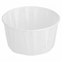 Pot En Papier Plissé Blanc 120 Ml - Lot De 1000 Unités - GelatoPro.fr