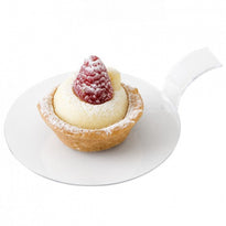 Mise En Bouche Base Ronde Transparente  - 8Cm - Pack De 18 Unités - GelatoPro.fr