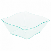 Assiette Creuse  Étoile Vert D'Eau 150Ml - 9X9X3.5(H)Cm - Pack De 600 - GelatoPro.fr