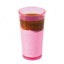 Mini Verre Tube Mise En Bouche Fluorescent 80Ml - 4.5X8(H)Cm - Pack De 500 Unités - GelatoPro.fr
