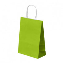Sac Sos Avec Anse 20+10X29Cm Vert - Cellulose 80G/M2-  Pack De 250 - GelatoPro.fr