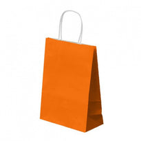 Sac Sos Avec Anse 20+10X29Cm Orange- Cellulose 80G/M2-  Pack De 250 - GelatoPro.fr