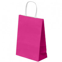 Sac Sos Avec Anse 26+14X32Cm Rose- Cellulose 80G/M2-  Pack De 250 - GelatoPro.fr