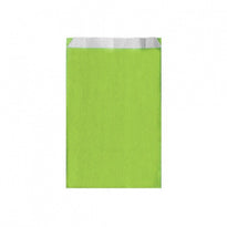 Sachet Plat 12+5X18Cm Vert - Cellulose 60G/M2-  Pack De 250 - GelatoPro.fr
