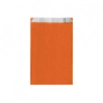 Sachet Plat 12+5X18Cm Orange - Cellulose 60G/M2-  Pack De 250 - GelatoPro.fr