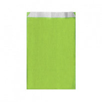 Sachet Plat 19+8X35Cm Vert - Cellulose 60G/M2-  Pack De 250 - GelatoPro.fr