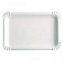 Plateau En Carton Blanc Pâtisseries & Fast-Foods 15 X 9 Cm - Pack De 250 Unités - GelatoPro.fr