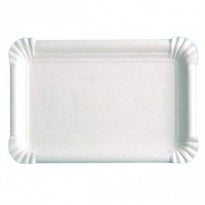 Plateau En Carton Blanc Pâtisseries & Fast-Foods 17 X 11 Cm - Pack De 250 Unités - GelatoPro.fr