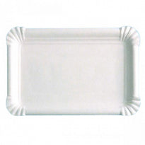 Plateau En Carton Blanc Pâtisseries & Fast-Foods 23 X 16 Cm - Pack De 250 Unités - GelatoPro.fr