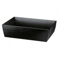 Corbeille Carton 40X30X12Cm Noir - Carton  - Pack De 30 - GelatoPro.fr