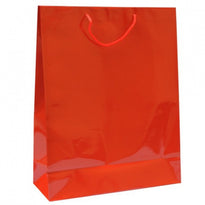 Sac Boutique Plastifié Avec Anse 40+15X50Cm Rouge -  Pack De 100 - GelatoPro.fr