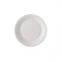 Assiette Jetable En Carton 15 Cm Blanche - Carton De 2000 Unités - GelatoPro.fr