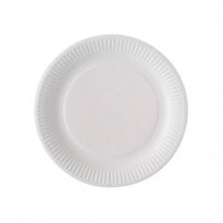 Assiette Jetable En Carton 23 Cm Blanche - Carton De 1000 Unités - GelatoPro.fr