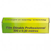 Film Étirable Alimentaire 300 M X 30 Cm En Boîte Distributrice - GelatoPro.fr