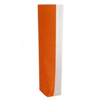 Sachet Avec Fond Carton Type Toile De Jute Orange 100 X 220 Mm - Carton De 1000 Unités - GelatoPro.fr