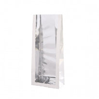 Sachet Sos Fond Carton Blanc Nacré 80 + 40 X 200 Mm - Carton De 1000 Unités - GelatoPro.fr