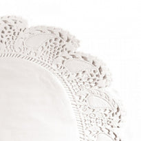 Dentelles Rondes Ingraissables Blanches Ø 27Cm - Pack De 250 Unités - GelatoPro.fr