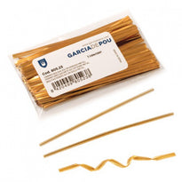 Lien Cello 9.5 Cm X 4 Mm Doré Pour Fermeture De Sachet - Sachet De 100 Unités - GelatoPro.fr