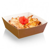 Barquettes À Pâtisserie Carrées 7 X 7X 3 (H) - Pack De 1000 Unités - GelatoPro.fr