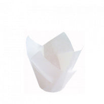 Caissettes À Muffins Tulipe Ingraissables Blanches Ø 5 Cm - Carton De 1000 Unités - GelatoPro.fr