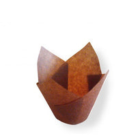 Caissettes À Muffins Tulipe Ingraissables Marrons Ø 5 X 5,5(H) Cm - Carton De 1000 Unités - GelatoPro.fr
