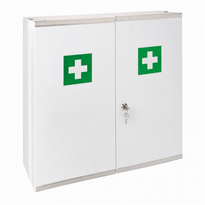 Boite À Pharmacie 2 Portes - 52.5X19.5X53(H)Cm - GelatoPro.fr