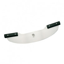 Couteau Deux Mains Lame Courbée Inox - 53Cm - GelatoPro.fr