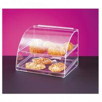 Présentoir Acrylique Face Arrondie Pour Patisseries Ou Autres- 40X38X41Cm - GelatoPro.fr