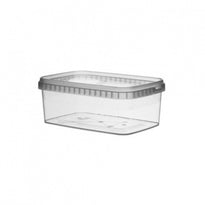 Pots Inviolables Rectangulaires - 19.2X12.6X7.3Cm - 1200Ml - Pack De 117 Unités - GelatoPro.fr